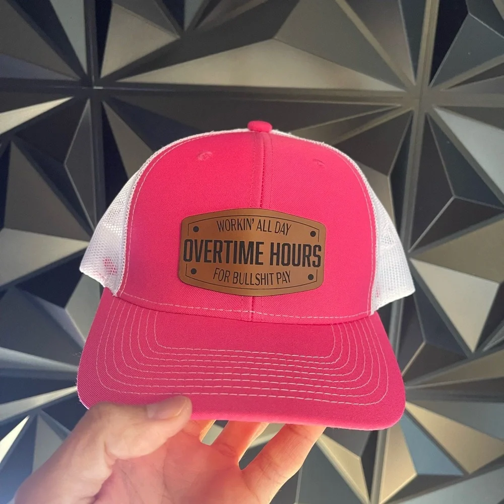 Pink and White Party Cap,funny hat